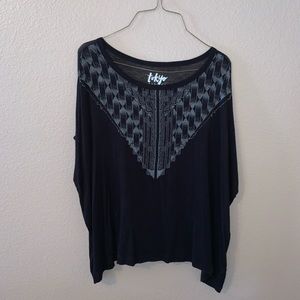 Tokyo Darling Black Loose Fitting Tee